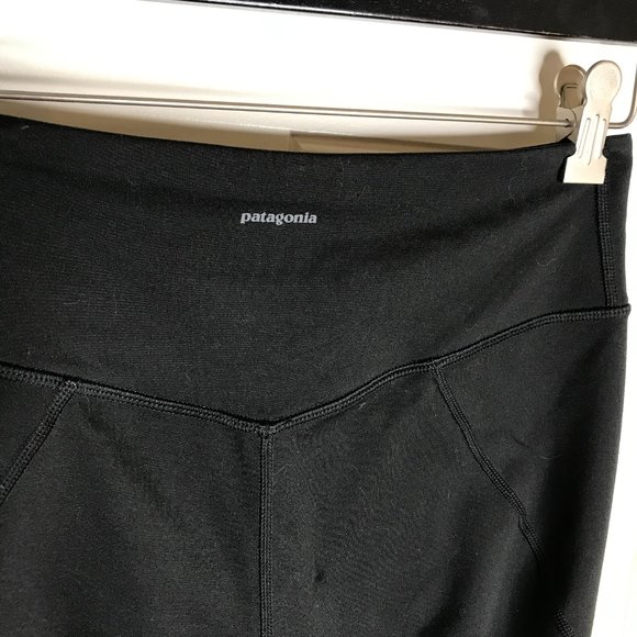 Patagonia Women's Leggings Pants Black ~ Size S - Picture 4 of 6